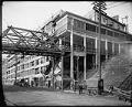 Image of Pike Place Market from Western Avenue, Seattle, circa 1915