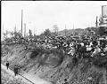 Image of Spectators at opening of Lake Washington Ship Canal, Seattle, July 4, 1917