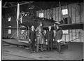 Image of Herb Munter and others posing with Boeing Model C seaplane, Seattle, circa 1916