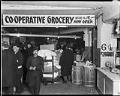 Image of Customers shopping inside Co-operative Grocery Store No. 1, Seattle, circa 1918