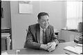 Image of Philip Hayasaka sitting at desk, Seattle, August 30, 1968