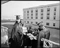 Image of Nine inmates at graduation ceremony at McNeil Island Penitentiary, June 1967
