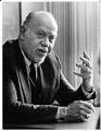 Image of Bishop John Hurst Adams discussing education, Seattle, November 19, 1987