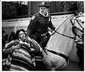 Image of Duane Glaesman being stopped by police officer during protest, November 18, 1993
