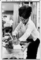 Image of Ruby Bishop working in cabinet-making class, Seattle, January 19, 1972