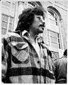 Image of Juan Boanegra speaking at immigration rally on UW campus, Seattle, March 17, 1974