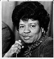 Image of Dorothy Hollingsworth speaking at Seattle School Board meeting, January 1980