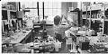 Image of Bruce Mosley working on gene cloning at Immunex, Seattle, October 11, 1983