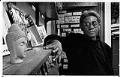 Image of Charles Johnson in his UW English Department office, Seattle, November 13, 1990