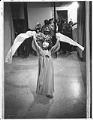 Image of Young girl performing Crown Dance at Sand Point Community Church, Seattle, January 23, 1977