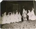 Image of Klansmen at initiation ceremony at Wilson Station, Renton, July 14, 1923