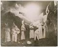 Image of Klansmen at initiation ceremony at Wilson Station, Renton, July 14, 1923