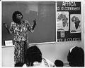 Image of Rickie Malone teaching at African American Academy, Seattle, September 5, 1991