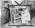 Image of Inmate refurbishing furniture at McNeil Island Penitentiary, February 1951