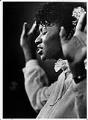 Image of Shirley Parker performing at Langston Hughes Cultural Arts Center, Seattle, December 20, 1982