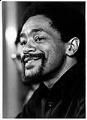 Image of Bobby Seale at press conference, Seattle, May 16, 1972