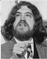 Image of Michael Lerner at SLF press conference, April 9, 1970