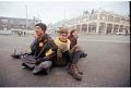 Image of Demonstrators sitting in street at WTO protest, Seattle, December 1, 1999