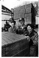 Image of Mary Lou Johnson, Howard Johnson, and Ruth Velozo with delivery at Northwest Harvest, Seattle, December 10, 1986