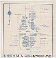 Image of N 85th St & Greenwood Ave map, circa 1935