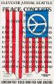 Image of Eleventh Annual Seattle Peace Concerts poster, June 2 - August 25, 1991