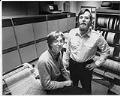Image of Bill Gates and Paul Allen at Microsoft offices, Bellevue, 1981