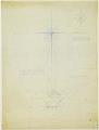 Image of Bon Marché Christmas star revised design drawing, Seattle, July 17, 1957