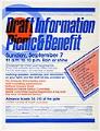 Image of Draft Information Picnic & Benefit poster, Fall City, September 7, 1980