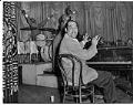 Image of Duke Ellington playing at the Civic Auditorium, Seattle, August 1947<br />