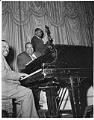 Image of Count Basie at the piano, Seattle, November 27, 1946