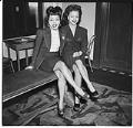 Image of Jeannette Dancy and a friend at the Basin Street club, Seattle, March 31, 1945