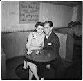 Image of Couple sitting in booth at the Basin Street nightclub, Seattle, December 1, 1945