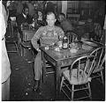 Image of Man wearing a reindeer sweater at the Basin Street nightclub, Seattle, March 16, 1946