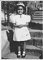 Image of Little girl dressed in her best, Seattle, circa 1948