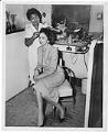Image of Women and beautician in beauty salon, Seattle, circa 1950