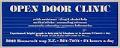 Image of Open Door Clinic bus sign, Seattle, circa 1974