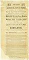 Image of First Grand Lottery of Washington Territory broadside, Seattle, 1876