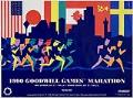 Image of Goodwill Games Marathon poster, Seattle, July 21-22, 1990