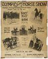 Image of Olympic Riding Academy Spring Horse Show poster, Seattle, 1944