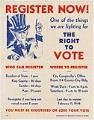 Image of Register Now! poster, Seattle, 1944
