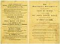 Image of Ye Ancient Syngers concert program, Seattle, December 9, 1884