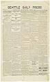 Image of Seattle Daily Press, June 10, 1889