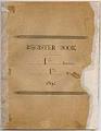 Image of Voters' Register Book, First Precinct, First Ward, Seattle, 1892