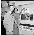 Image of Marie Edwards receiving certificate at King County Youth Services Center, March 1960