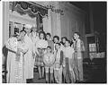 Image of Rosh HaShanah celebration rehearsal at Herzl Synagogue, Seattle, September 18, 1960