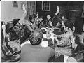 Image of Presidential primary caucus at The Central Area Motivation Project Headquarters, Seattle, March 3, 1992