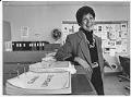 Image of Rosa Melendez at SPD East precinct, December 2, 1992