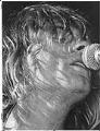 Image of Kurt Cobain performing at the Paramount Theater, Seattle, November 1, 1991
