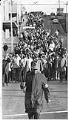 Image of Marchers on Denny Way protesting lack of jobs for minorities, Seattle, December 14, 1969