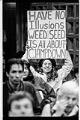 Image of Protester at public hearing for Weed and Seed proposal, December 3, 1992